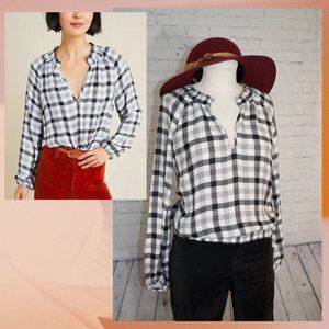 Cloth & Stone Sarah Gingham Blouse - small